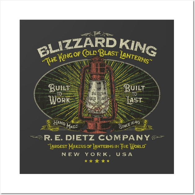 R.E. Dietz Company Blizzard Lantern Vintage Wall Art by JCD666